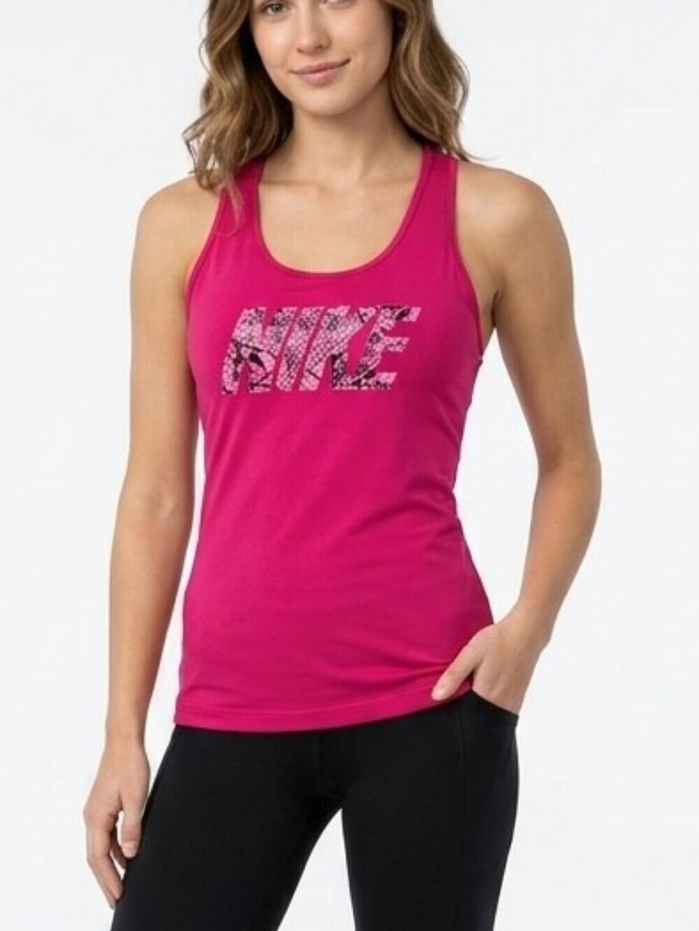 Nike Pro Racerback Pink Top